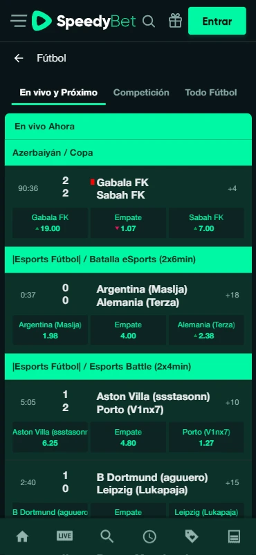 speedybet apuestas en directo online