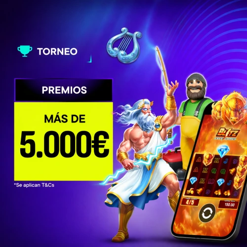 Torneo semanal de slots: Consigue uno de los 60 premios del ranking