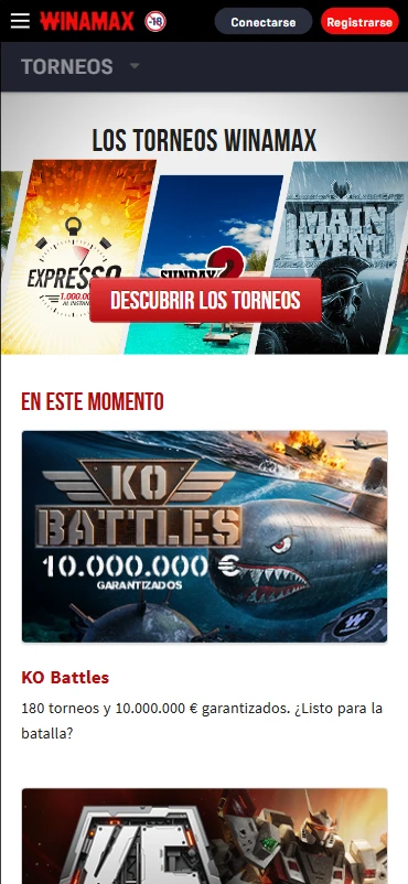 torneos de poker en winamax poker online