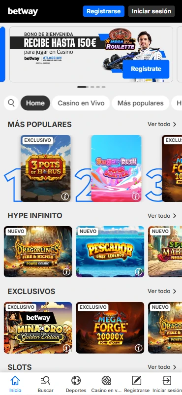 betway online casino