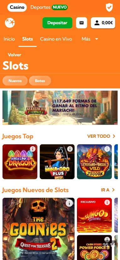 Podemos filtrar por tipos en sus 4 tipo de categorías, además de buscar luego por subcategorías.