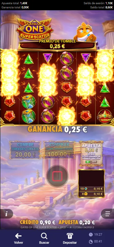 Cada partida nos obliga a establecer un límite de tiempo y pérdidas.