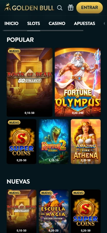 tragaperras GoldenBull casino online