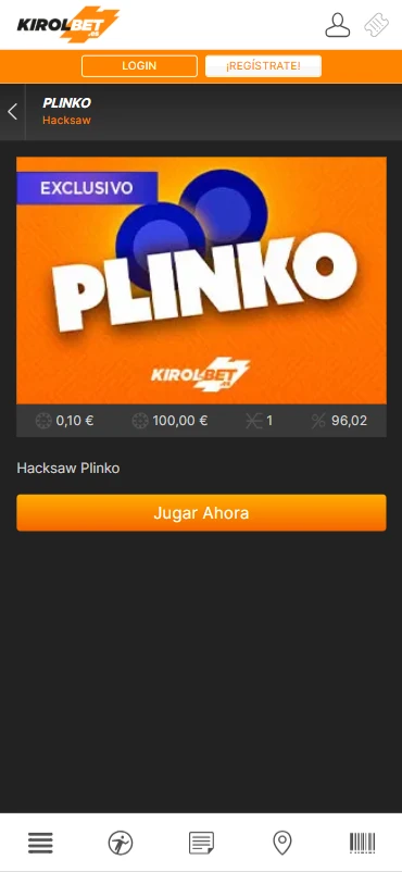 Plinko Kirolbet Casino