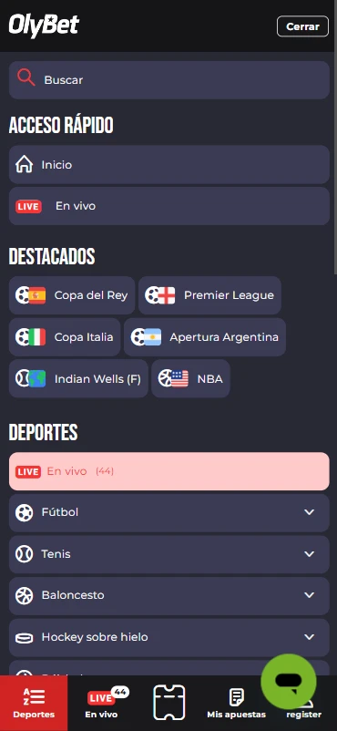 Sportsbook Olybet