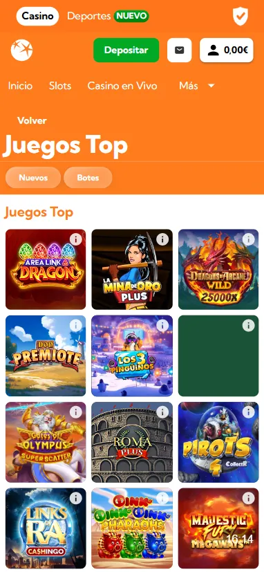 La página de botemania casino ofrece un diseño y tecnología responsive.
