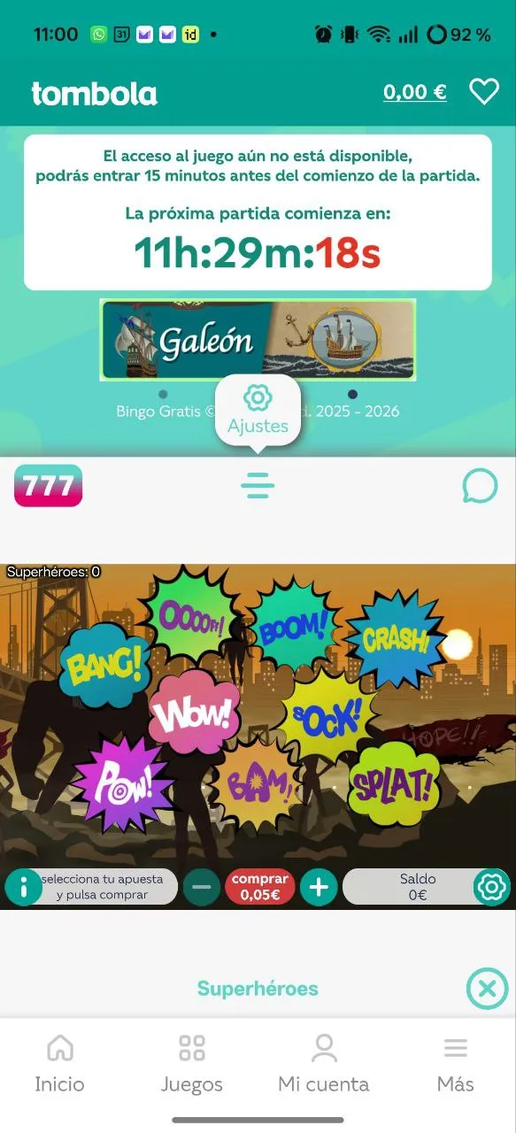 Podemos disfrutar de un limitado catálogo de tipos de juegos en tombola casino, siendo estos slots, rasca y gana, tragaperras con bote y bingo.