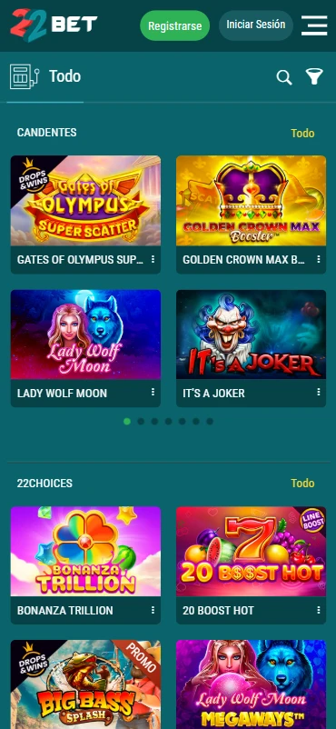 máquinas de azar jackpots 22bet