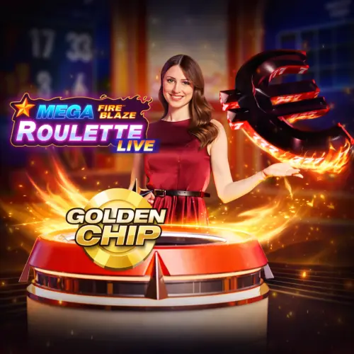 Juega 50€ en Mega Fire Blaze Roulette y obtén 5 fichas doradas