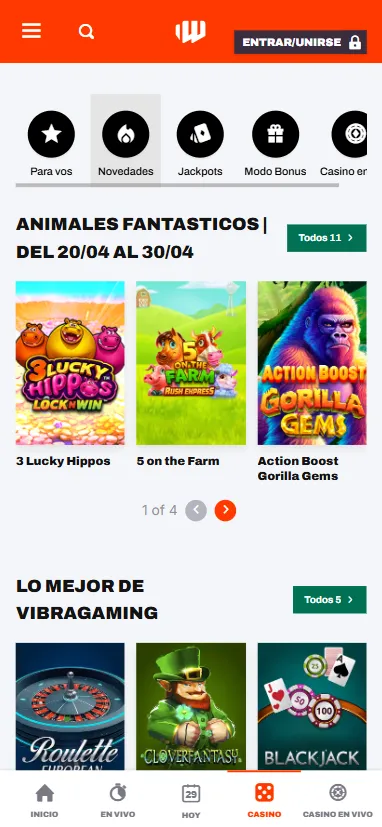 Podemos encontrar video bingo y video poker en BetWarrior.