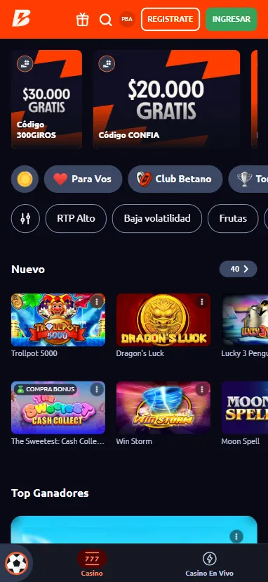 Betano Argentina destaca por una alta calidad entre sus productos y un aval en su juego seguro.