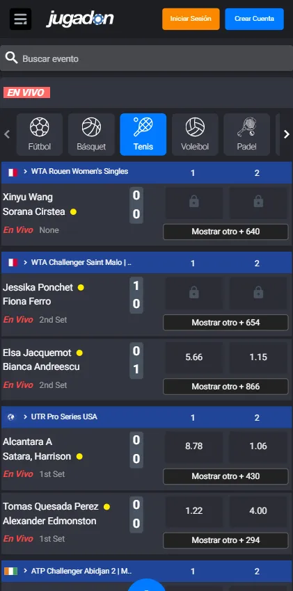 En Jugadon casino podemos disfrutar de apuestas deportivas y deportes en vivo.