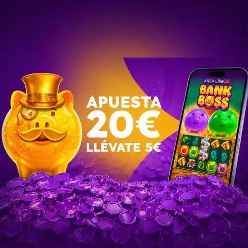 Consigue 5€ para una slot Area Link jugando en otra Area Link