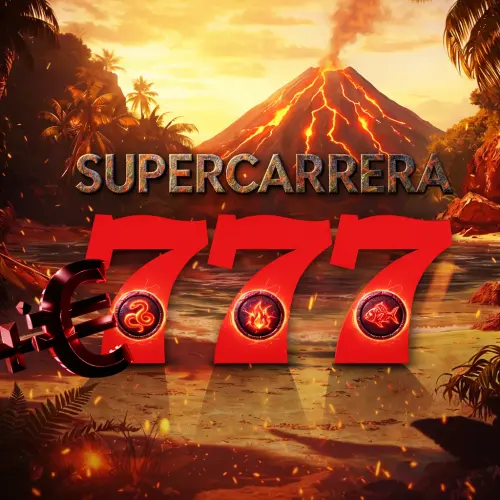 Supercarrera Casino777: Hasta 282 Free Spins en slots