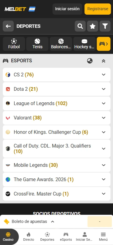 apuestas en línea melbet esports cs:2 dota 2 lol valorant call of duty