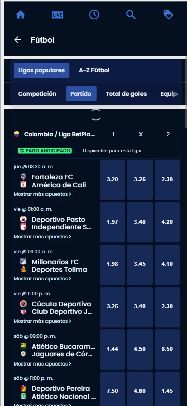 liga betplay apuestas en línea