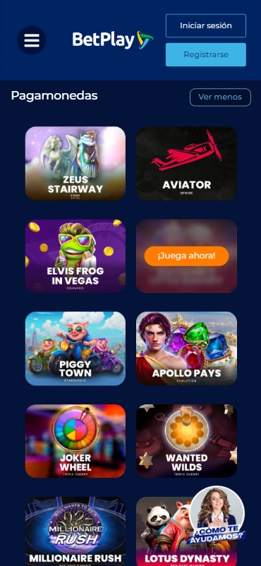 slots en línea betplay casino colombiano