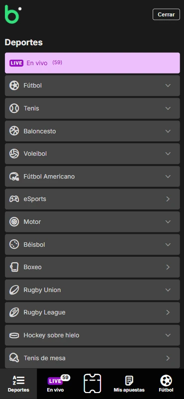 sitio de apuestas en línea bplay oferta de deportes apuestas fútbol basquetbol tenis y más