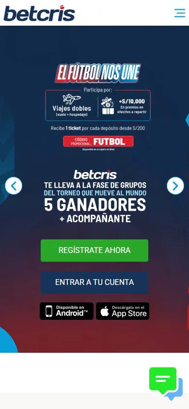 Sorteo de viajes al Mundial en Betcris Perú con código FUTBOL.