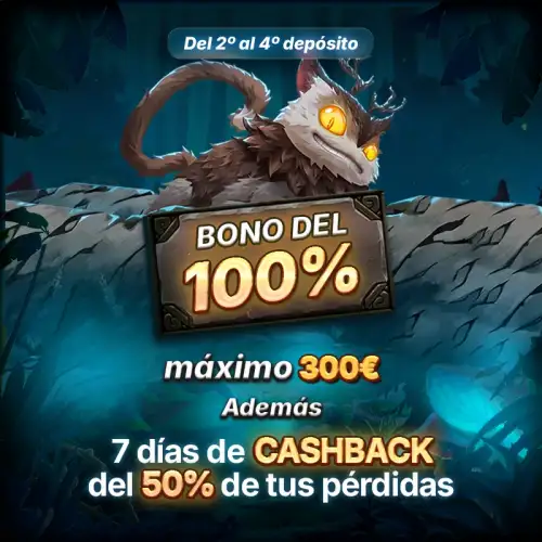 Casino Gran Vía: Bono Quédate hasta 300€ + cashback diario