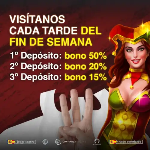 Bonos de Casino Gran Vía: Hasta 50% extra en depósitos de fin de semana