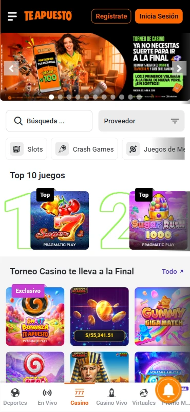 top10 juegos casino slots teapuesto.pe
