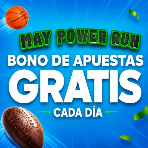 May Power Run: Calendario diario de bonos deportivos en PASTÓN