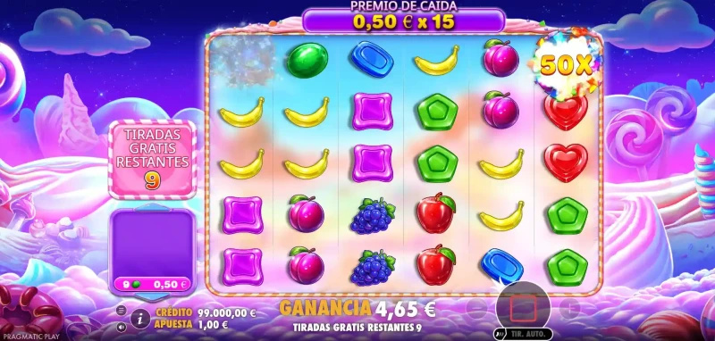 Compra del bonus de Súper Tiradas Gratis 2.