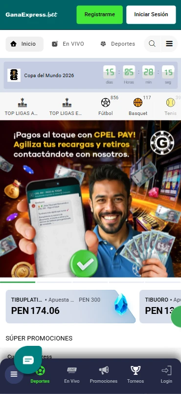sitio de apuestas en línea GanaExpress.ber perú