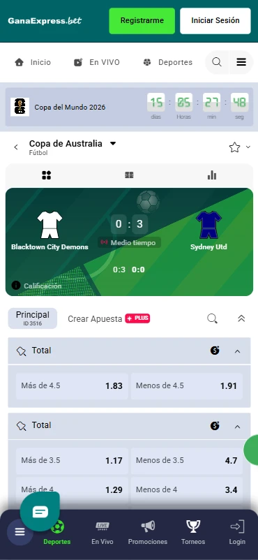 apuestas live fútbol ganaexpress peru