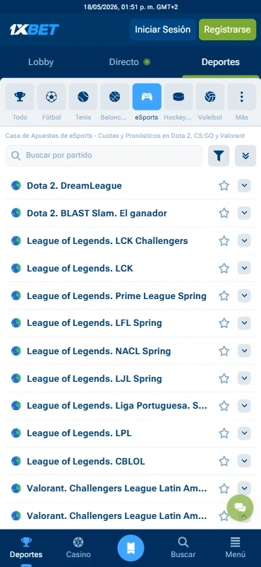 1xbet peru apuestas lol valorant esports