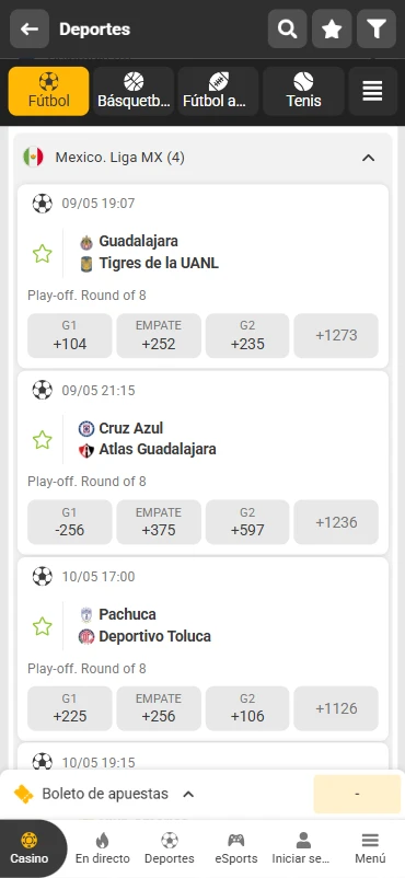 apuestas deportivas liga mx en melbet
