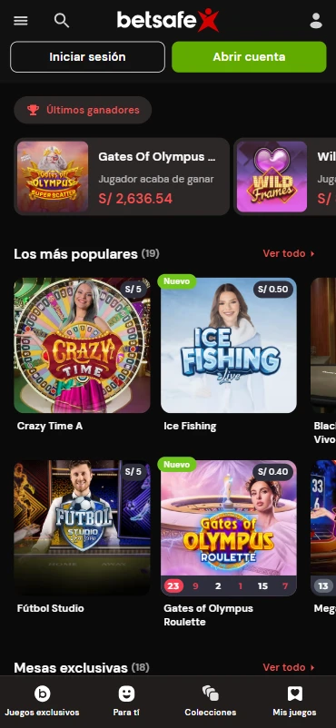 juegos live casino betsafe.pe ruleta blackjack baccarat game shows