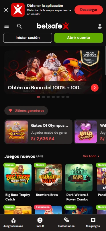 sitio de casino en linea betsafe peru slots juegos exclusivos