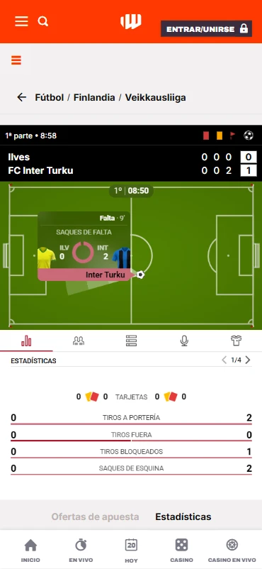 apuestas de fútbol en vivo betwarrior peru