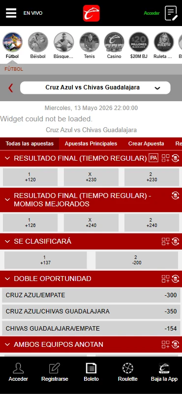 apuestas partidos fútbol caliente.mx