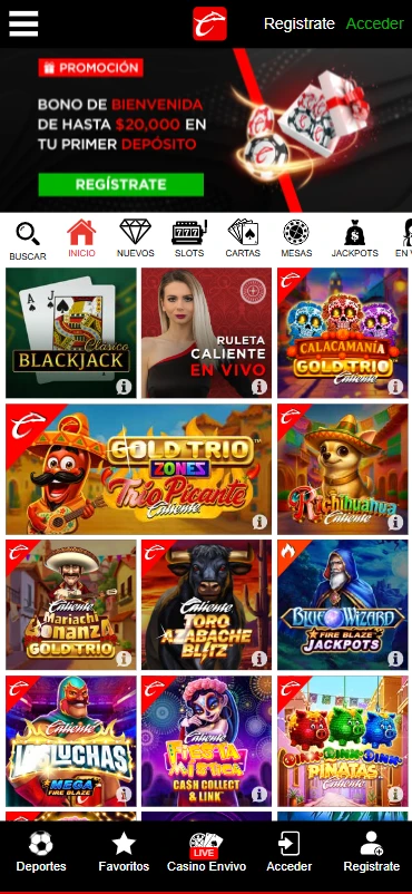 juegos casino caliente.mx slots blackjack ruleta video poker bingo baccarat