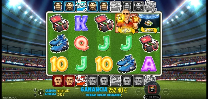 Mega bonus Big Bass Football Bonanza.
