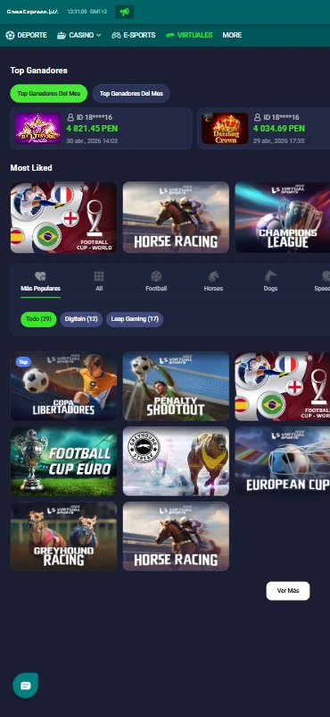 deportes virtuales ganaexpress casino en línea