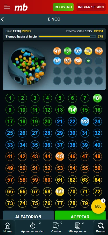 juegos de bingo online meridianbet keno