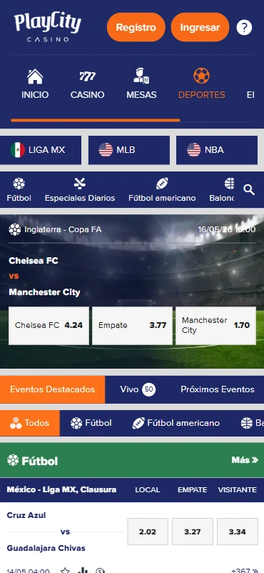 apuestas deportivas en linea playcity.com mexico