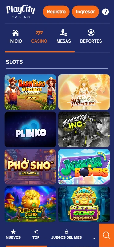 máquinas tragamonedas playcity online casino