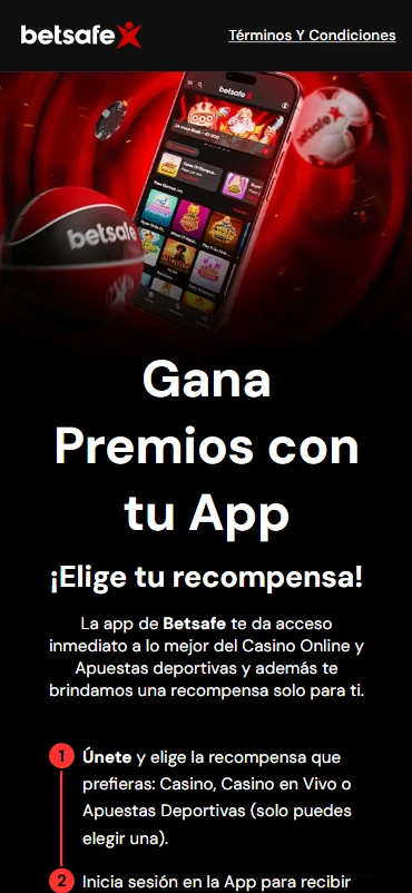 app betsafe promocion apuestas casino android ios