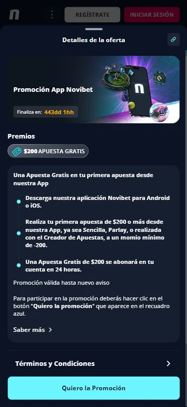 app novibet ios android promocion apuestas deportivas