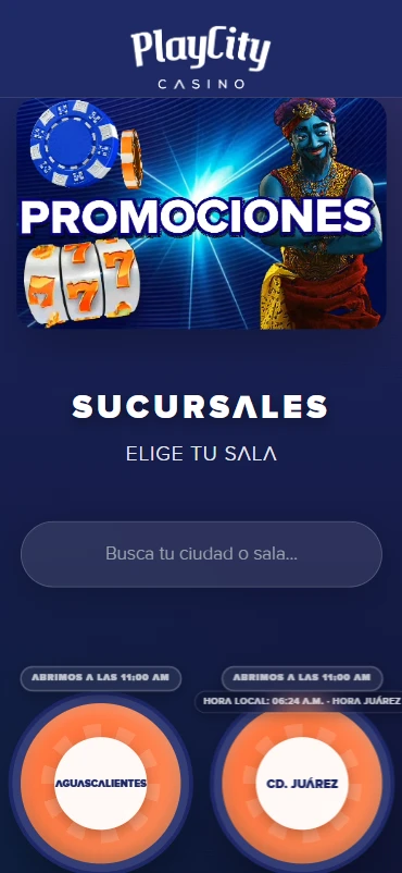 red sucursales playcity casino mexico +17 locales