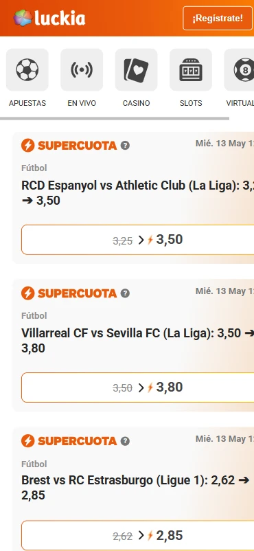 luckia colombia apuestas deportivas supercuotas
