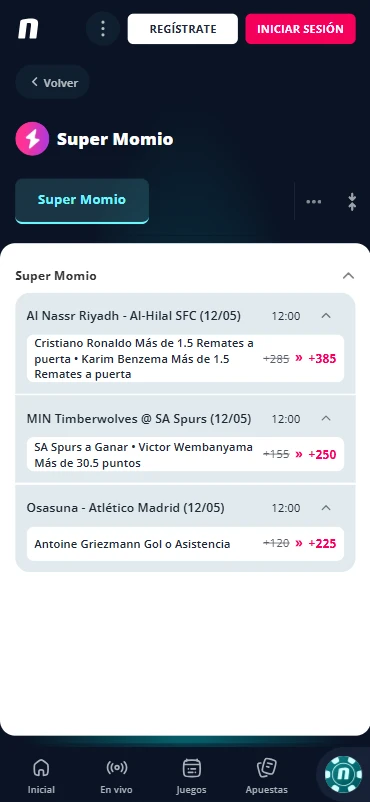 novibet supermomio apuestas deportivas