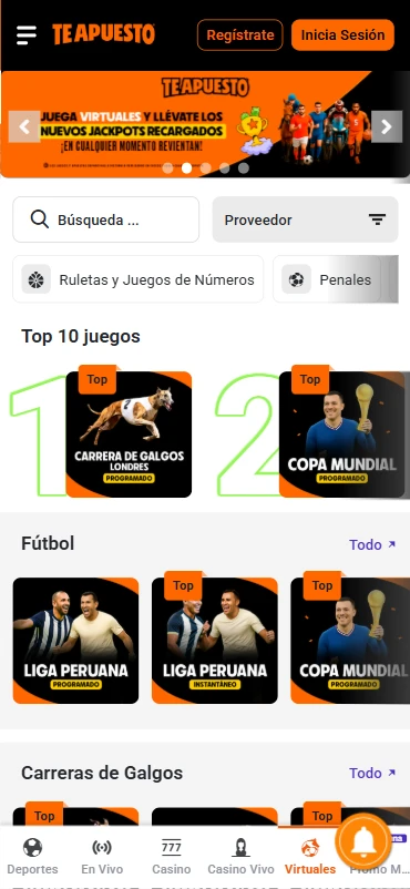 deportes virtuales te apuesto fútbol carreras basquetbol tenis
