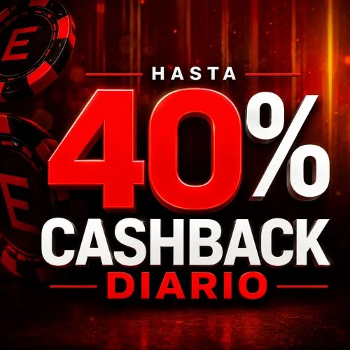 Hasta un 40% de Cashback Diario en Emotiva Casino