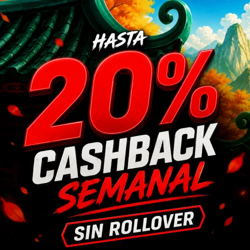Hasta un 20% de cashback semanal sin rollover en Emotiva Casino